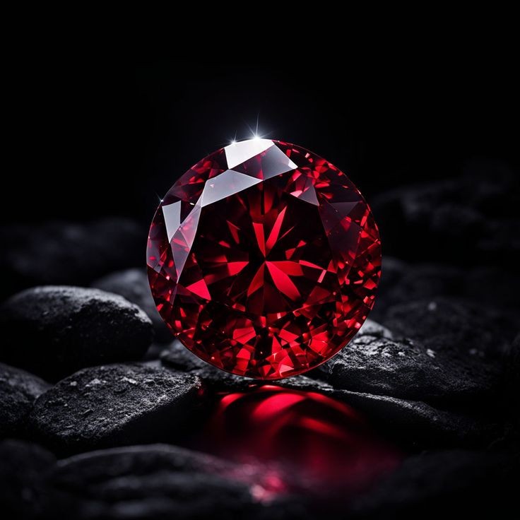 Polished Ceylon Sapphire held by tweezers